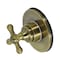 Kingston Brass KS3033AX Single-Handle Three-Way Diverter Valve W/Trim Kit, Brass KS3033AX - alternate 1